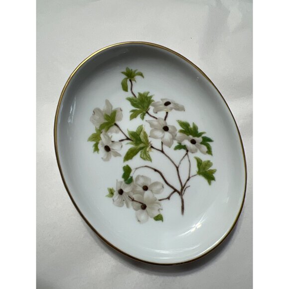 Vintage G. Loates Porcelain Trinket Set - Picture 8 of 11